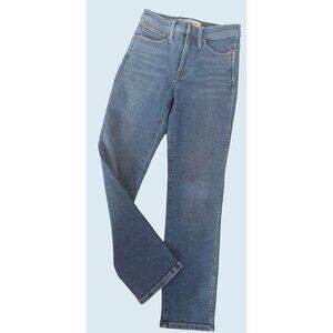 MADEWELL Stovepipe Hi Rise Straight Leg Jean Size 24